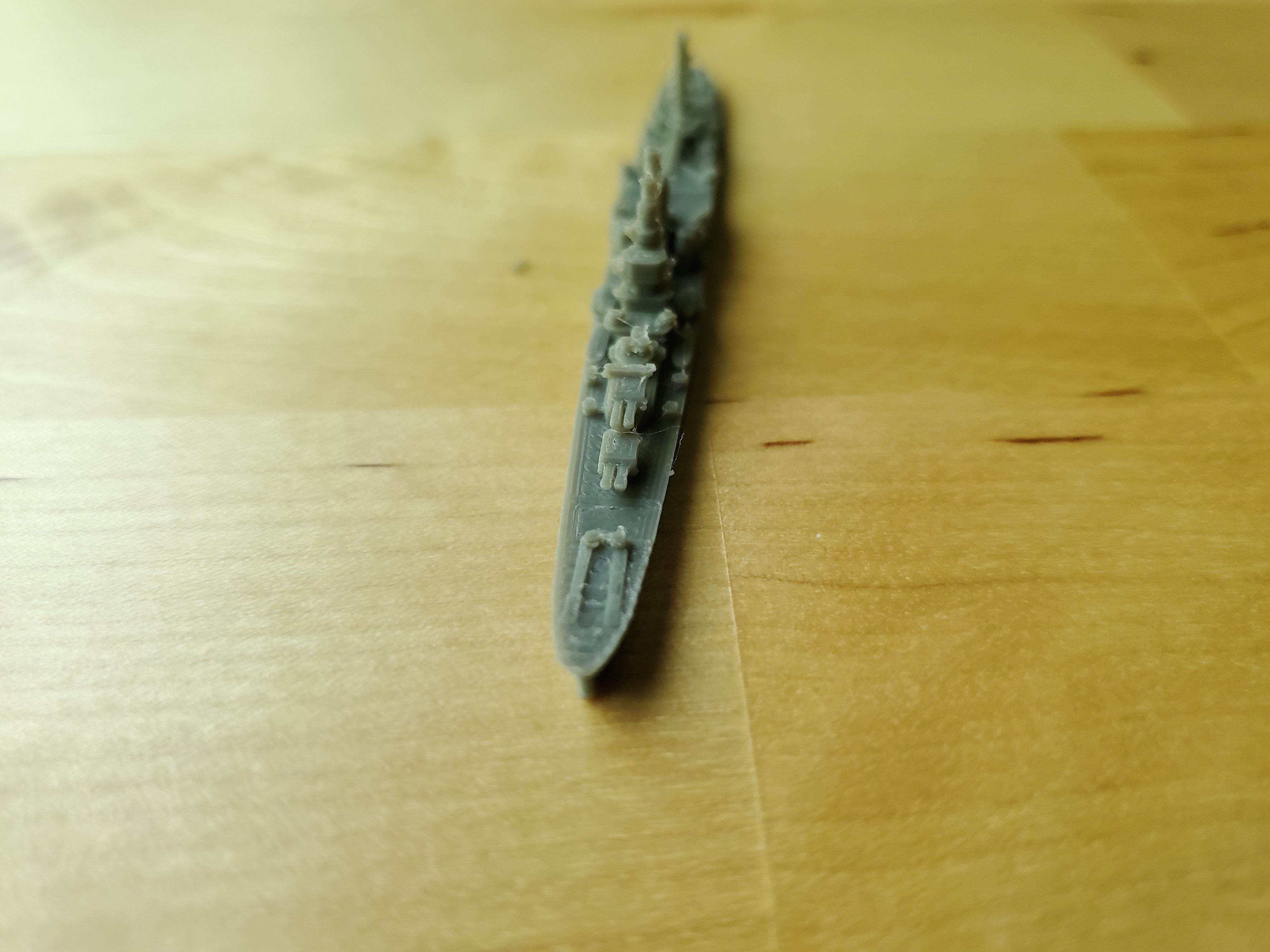 Japanese Agano Class Cruiser Warship 3D print model_6