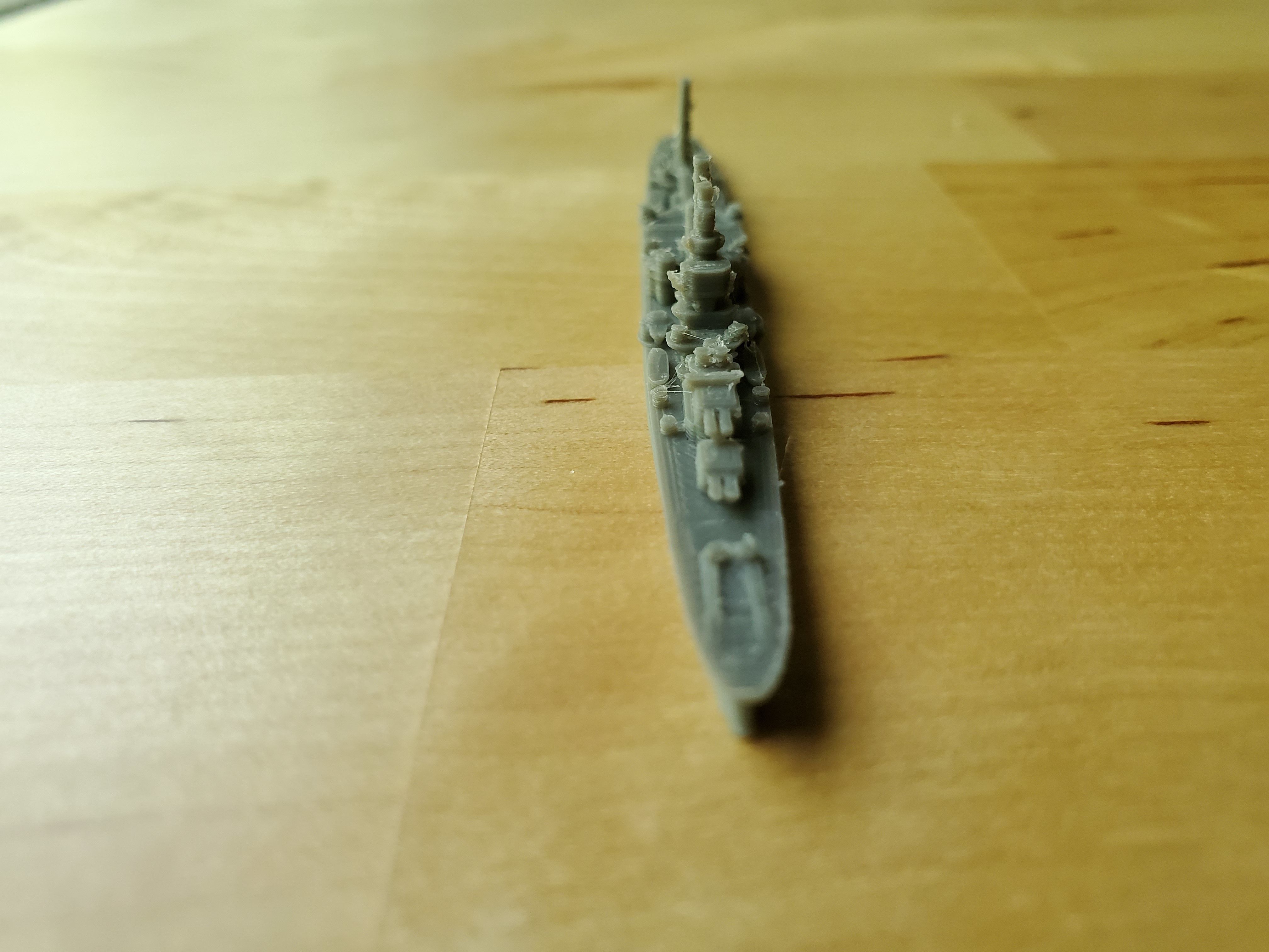 Japanese Agano Class Cruiser Warship 3D print model_9
