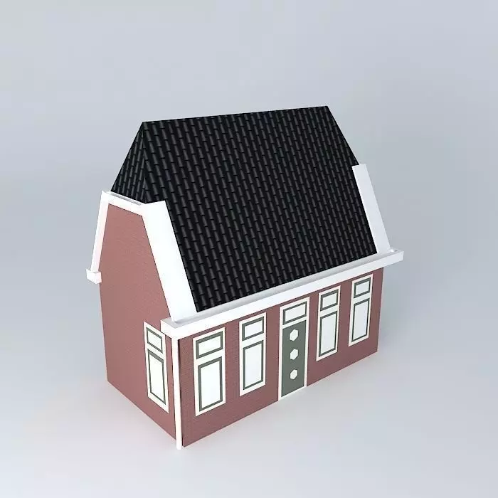 the neighbors this must have previously been a shop Free 3D model