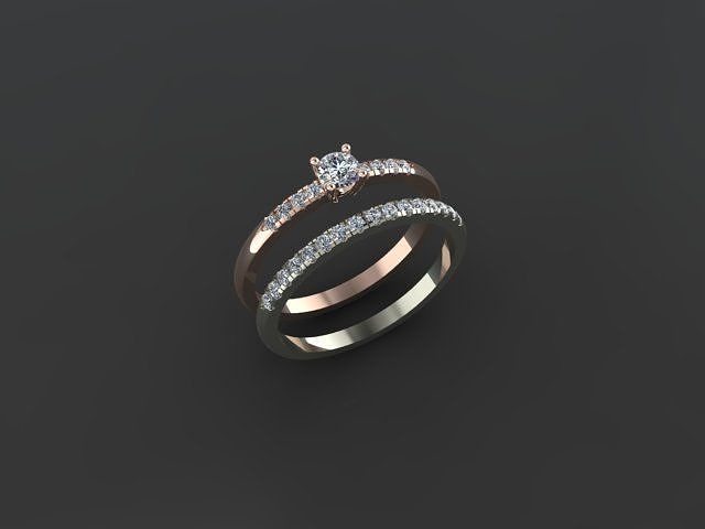 Tiny cute ring  3D print model