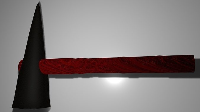 Hammer axe Free low-poly 3D model