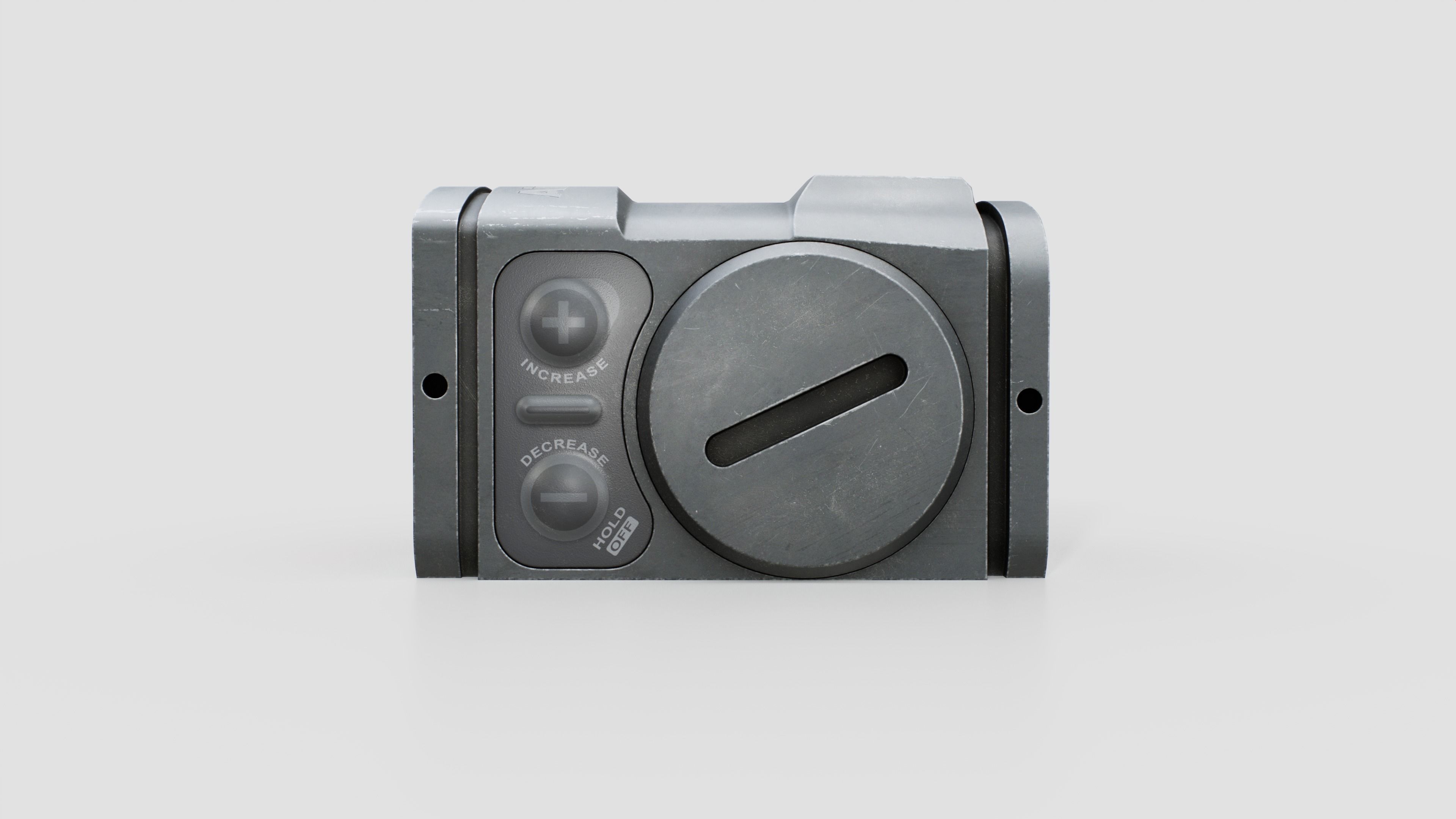 Aimpoint ACRO P2 Advanced Compact Reflex Optic Low-poly 3D model_4
