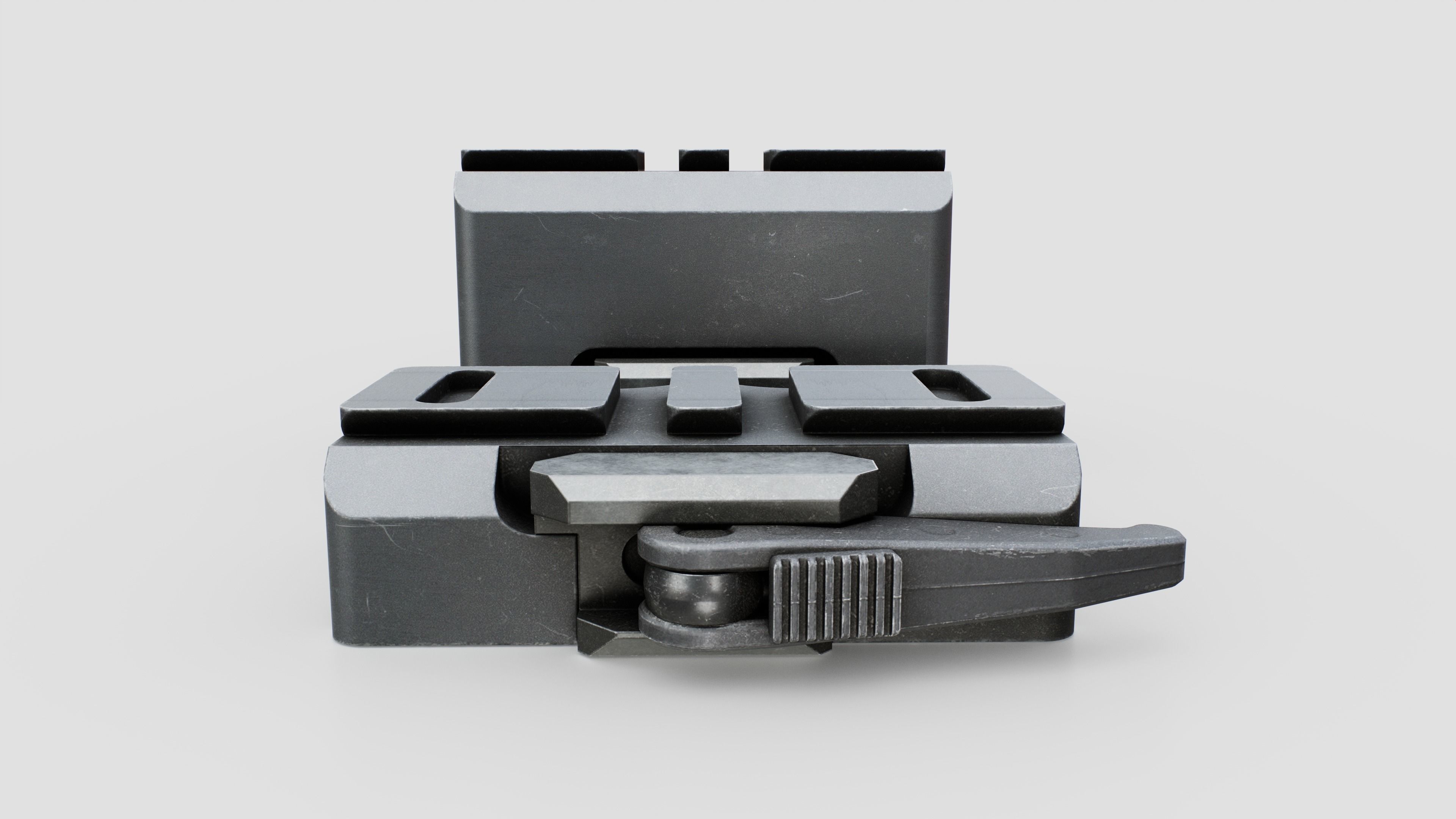 Aimpoint ACRO P2 Advanced Compact Reflex Optic Low-poly 3D model_12