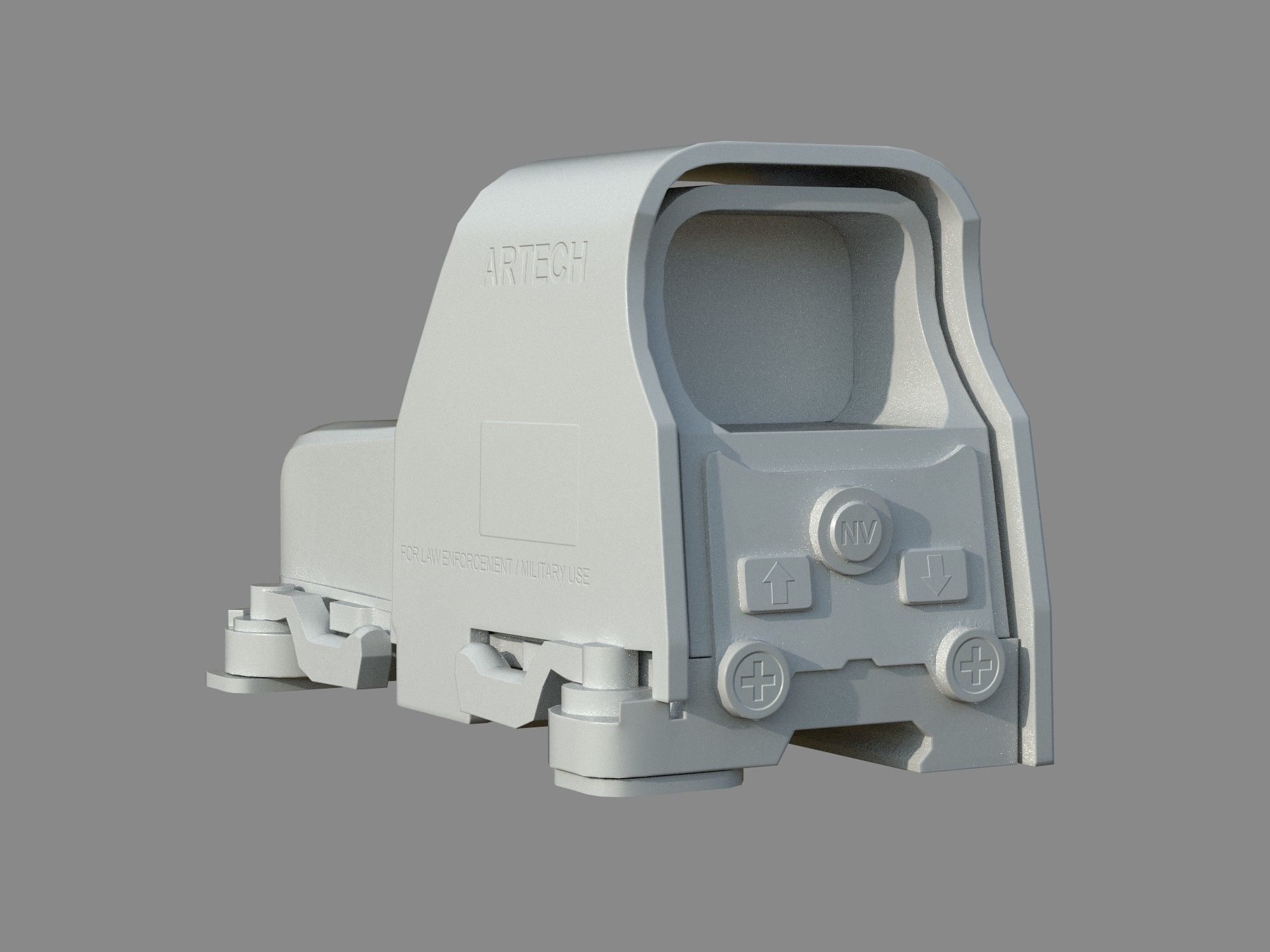 Weapon - Scope - 04 - EoTech Low-poly 3D model_9