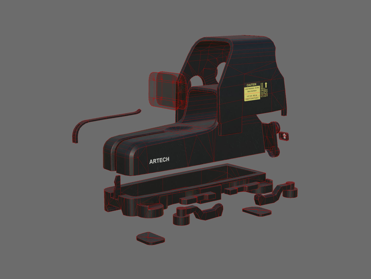 Weapon - Scope - 04 - EoTech Low-poly 3D model_25