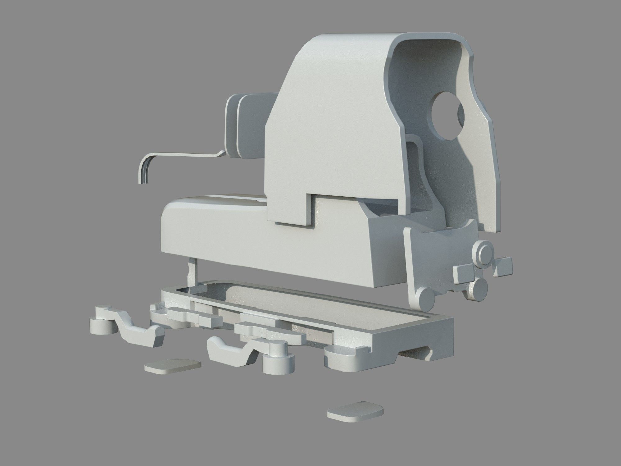 Weapon - Scope - 04 - EoTech Low-poly 3D model_45