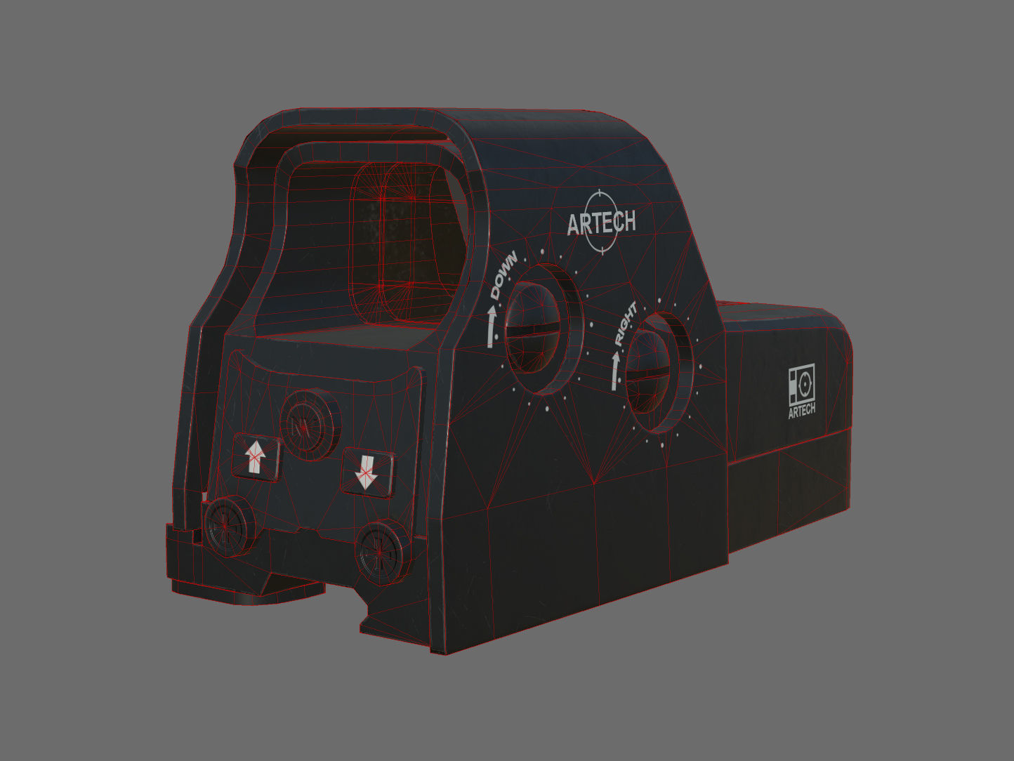 Weapon - Scope - 04 - EoTech Low-poly 3D model_16