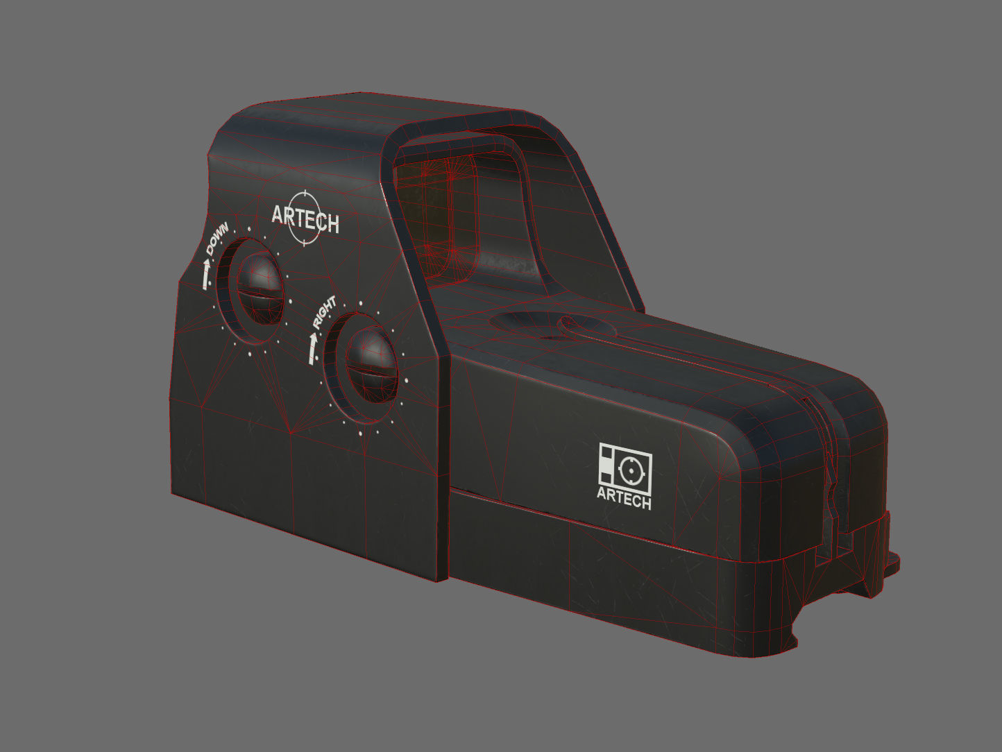 Weapon - Scope - 04 - EoTech Low-poly 3D model_18