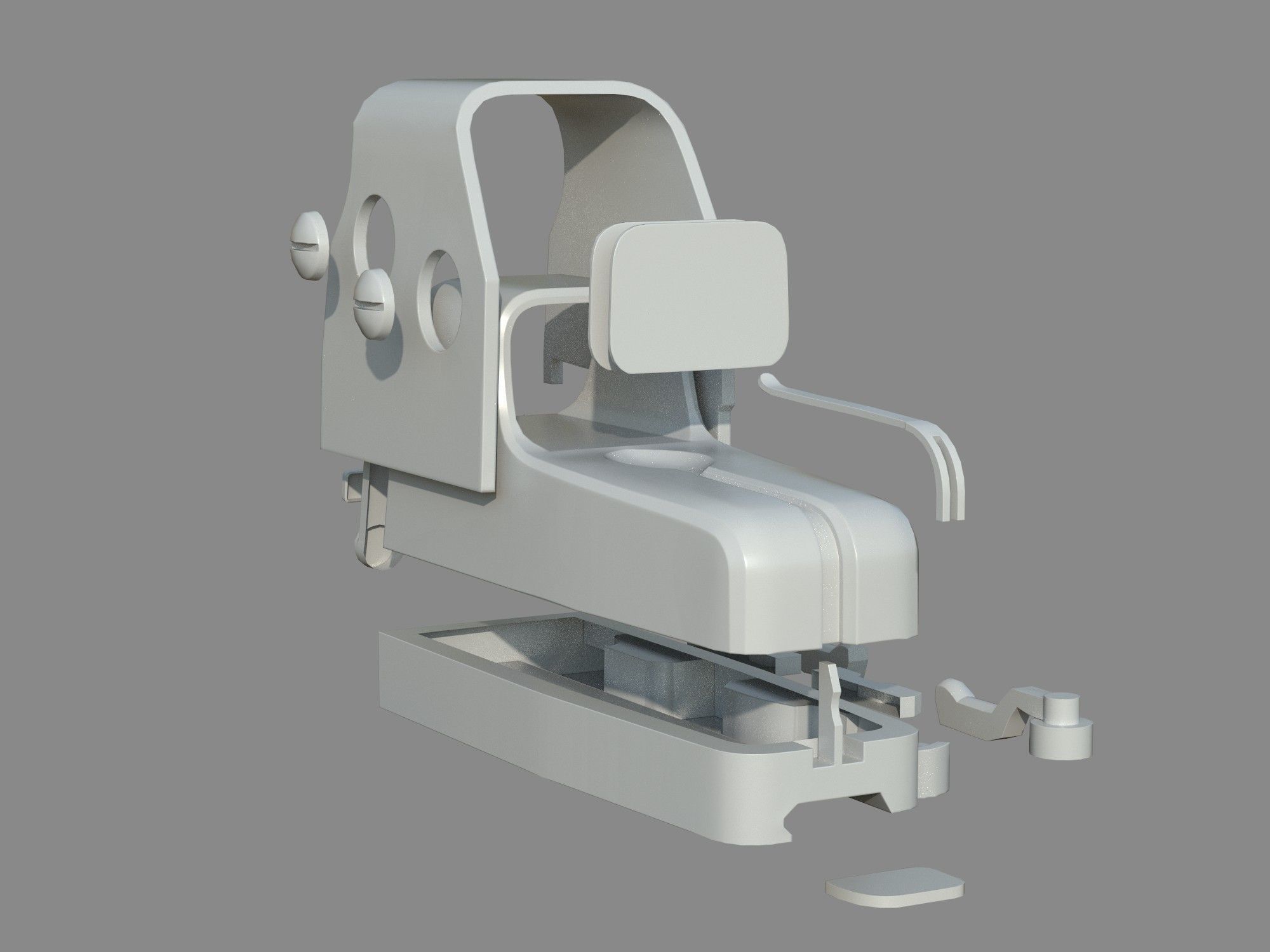 Weapon - Scope - 04 - EoTech Low-poly 3D model_48