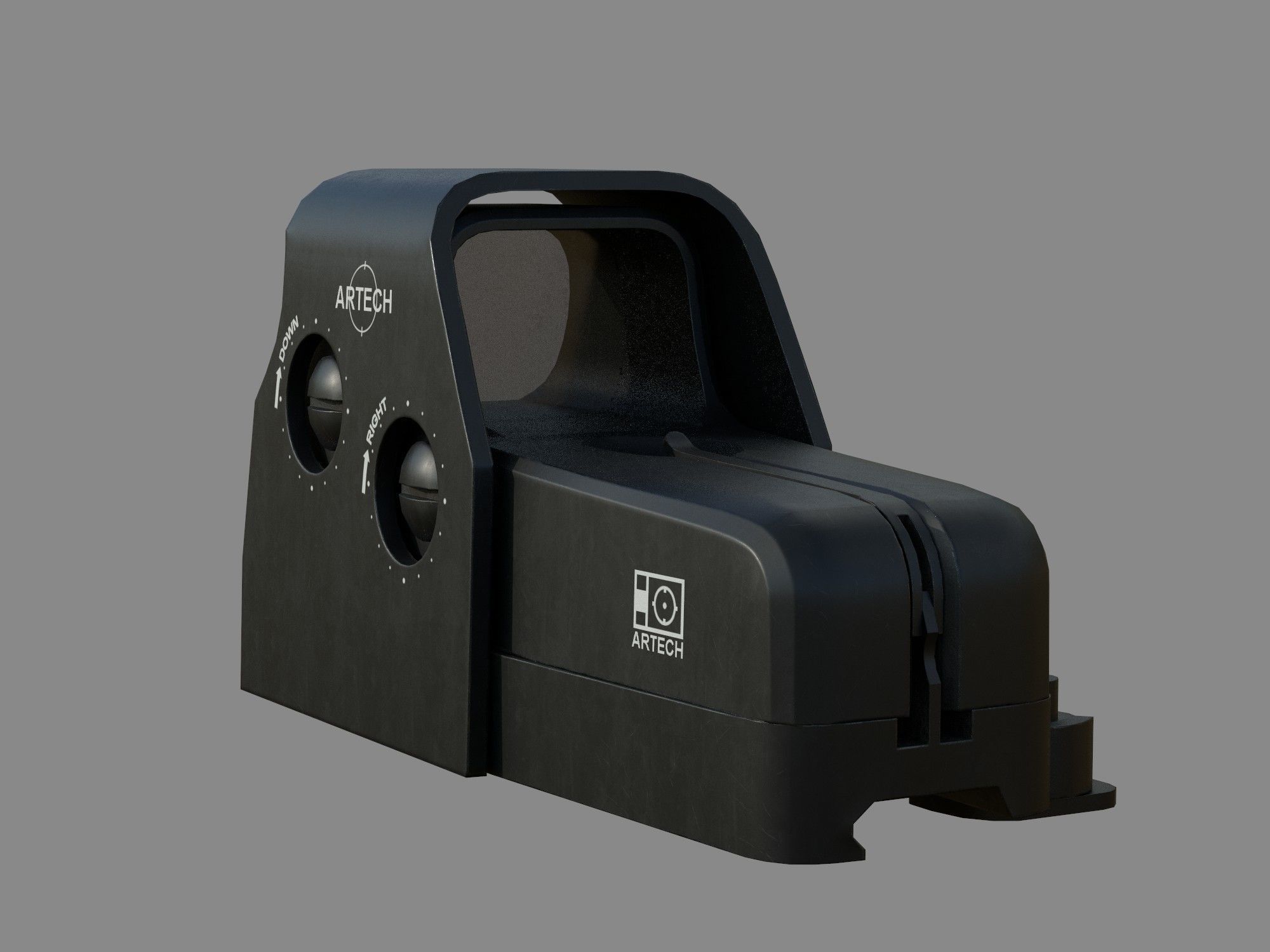 Weapon - Scope - 04 - EoTech Low-poly 3D model_6