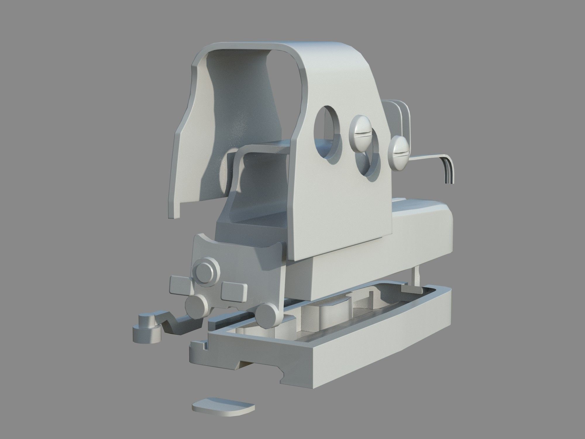 Weapon - Scope - 04 - EoTech Low-poly 3D model_46
