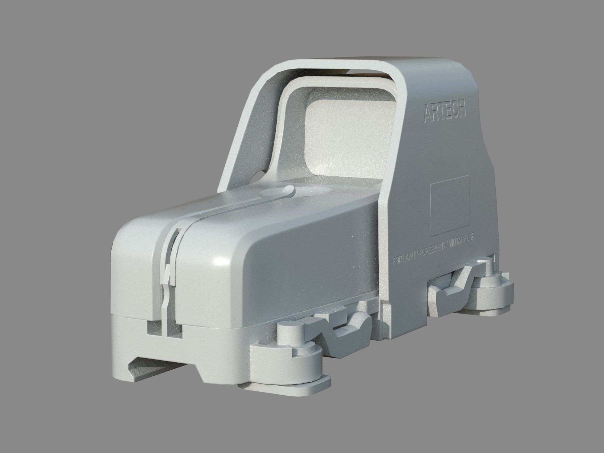 Weapon - Scope - 04 - EoTech Low-poly 3D model_7