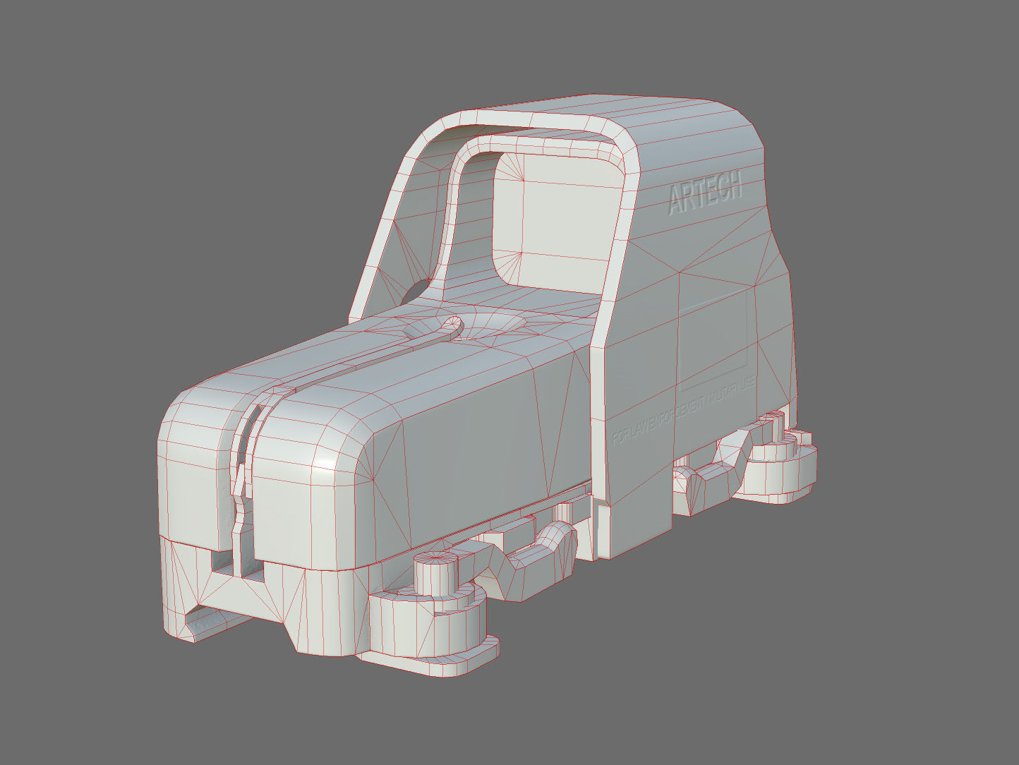 Weapon - Scope - 04 - EoTech Low-poly 3D model_19