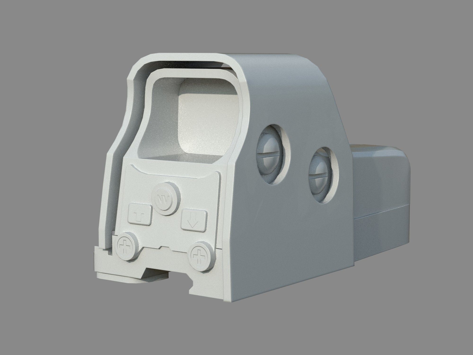 Weapon - Scope - 04 - EoTech Low-poly 3D model_10