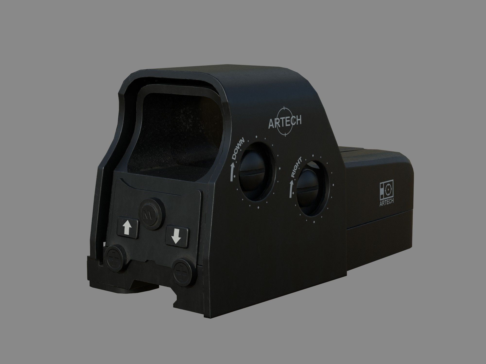 Weapon - Scope - 04 - EoTech Low-poly 3D model_4