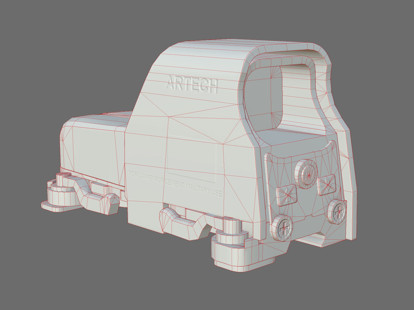 Weapon - Scope - 04 - EoTech Low-poly 3D model_21