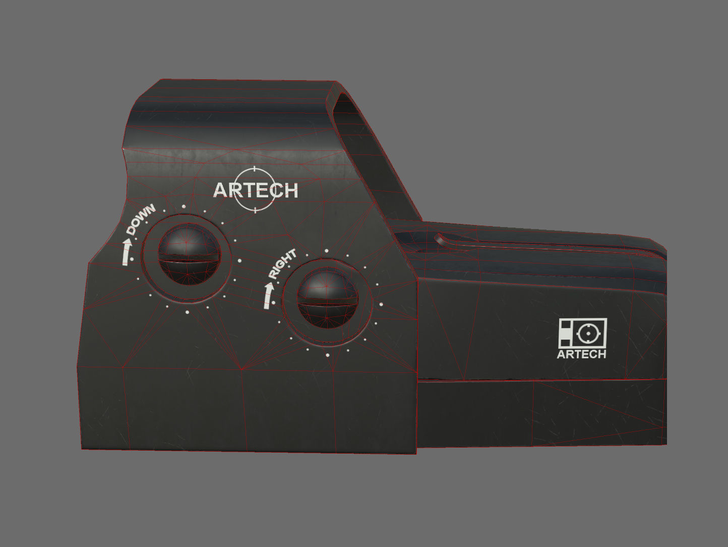 Weapon - Scope - 04 - EoTech Low-poly 3D model_17