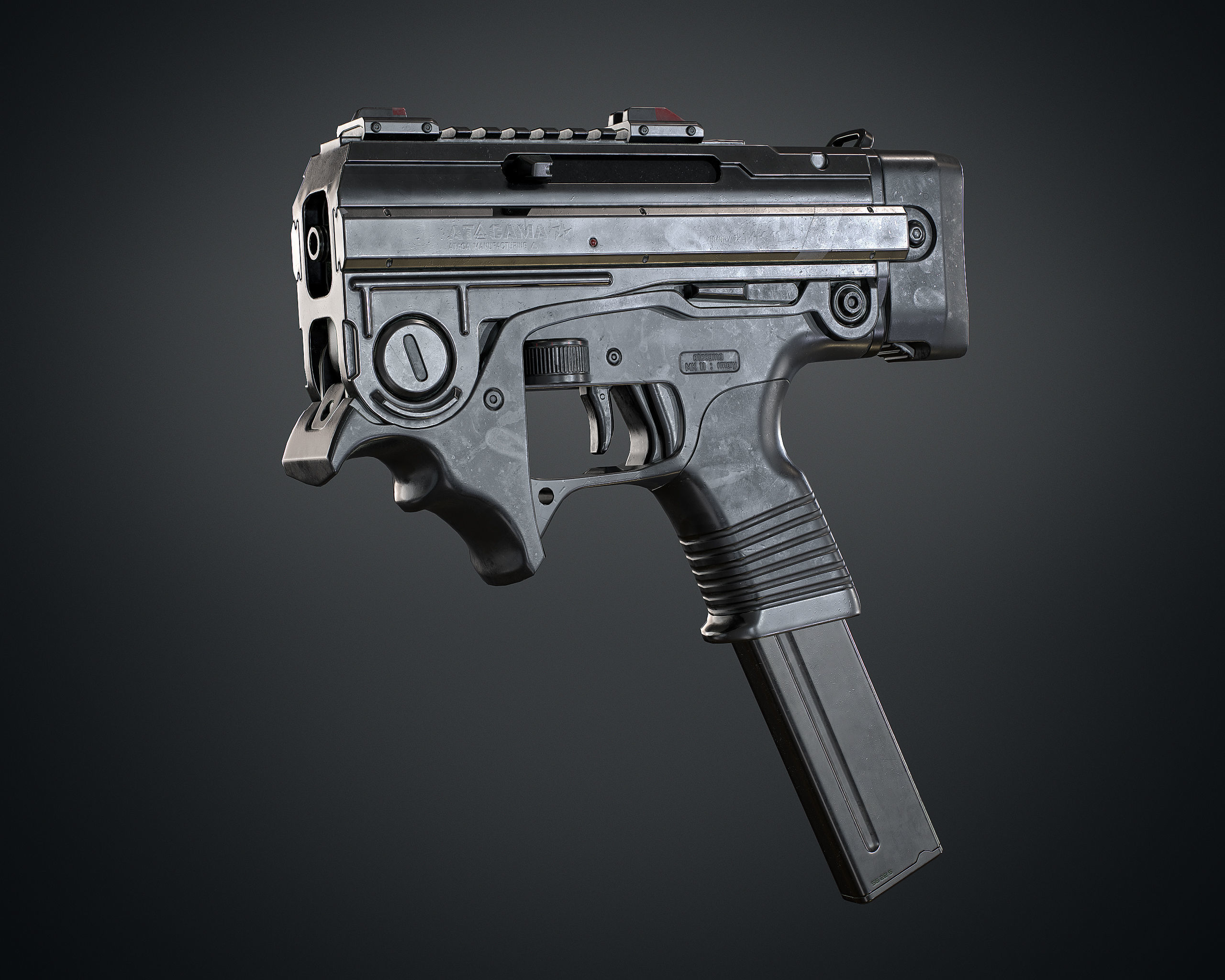 MK 11 Low-poly 3D model_10