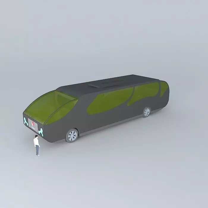 super bus Free 3D model