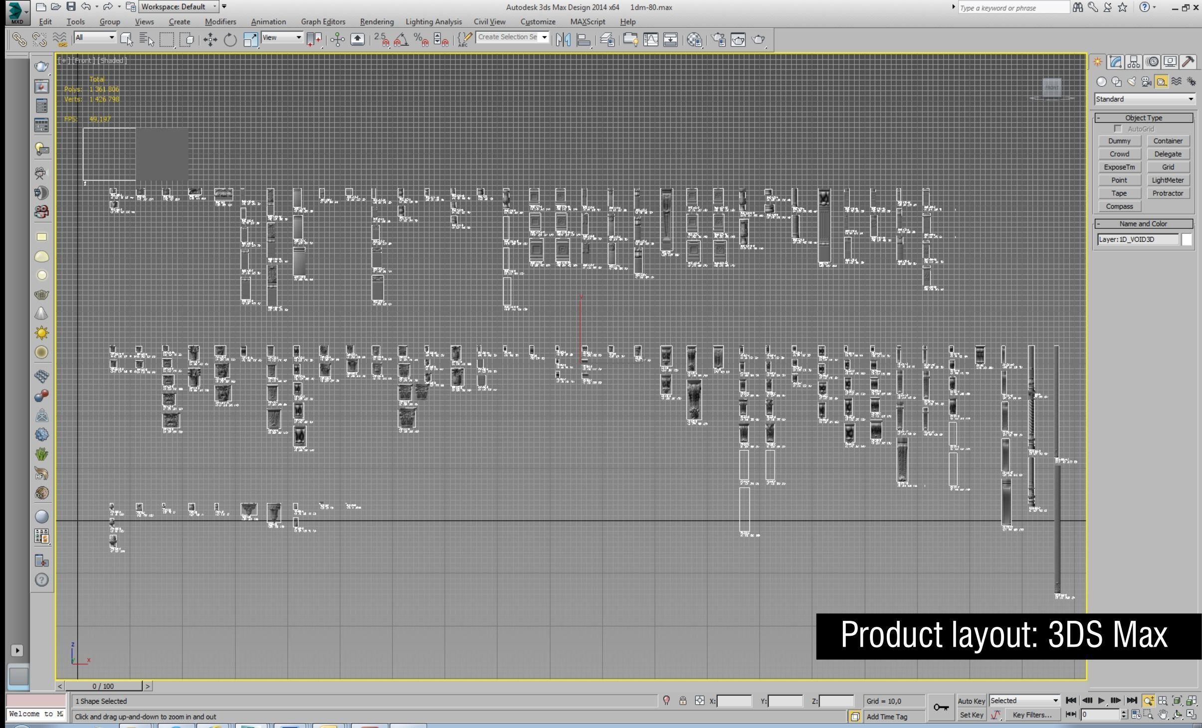Pearlworks 80 items collection  3D model_16