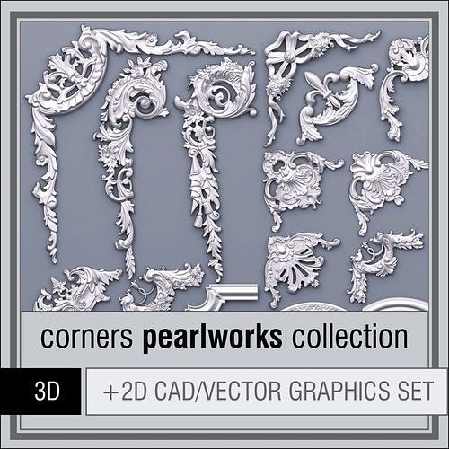 Pearlworks Corners collection 3D model