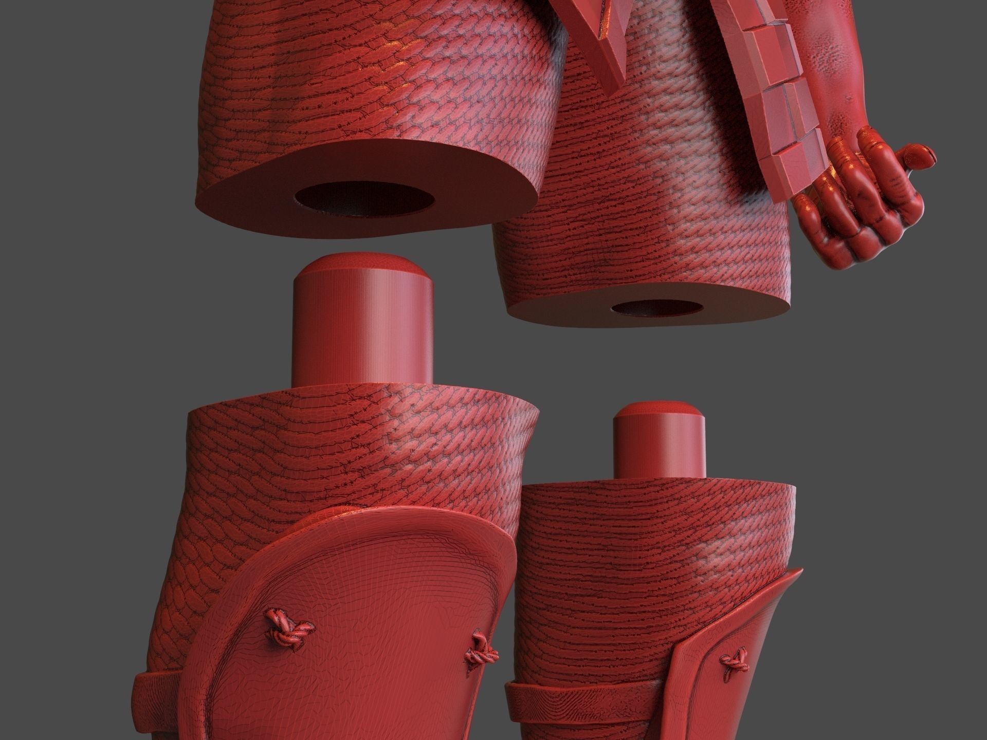 Steampunk Samurai 3D print model_31