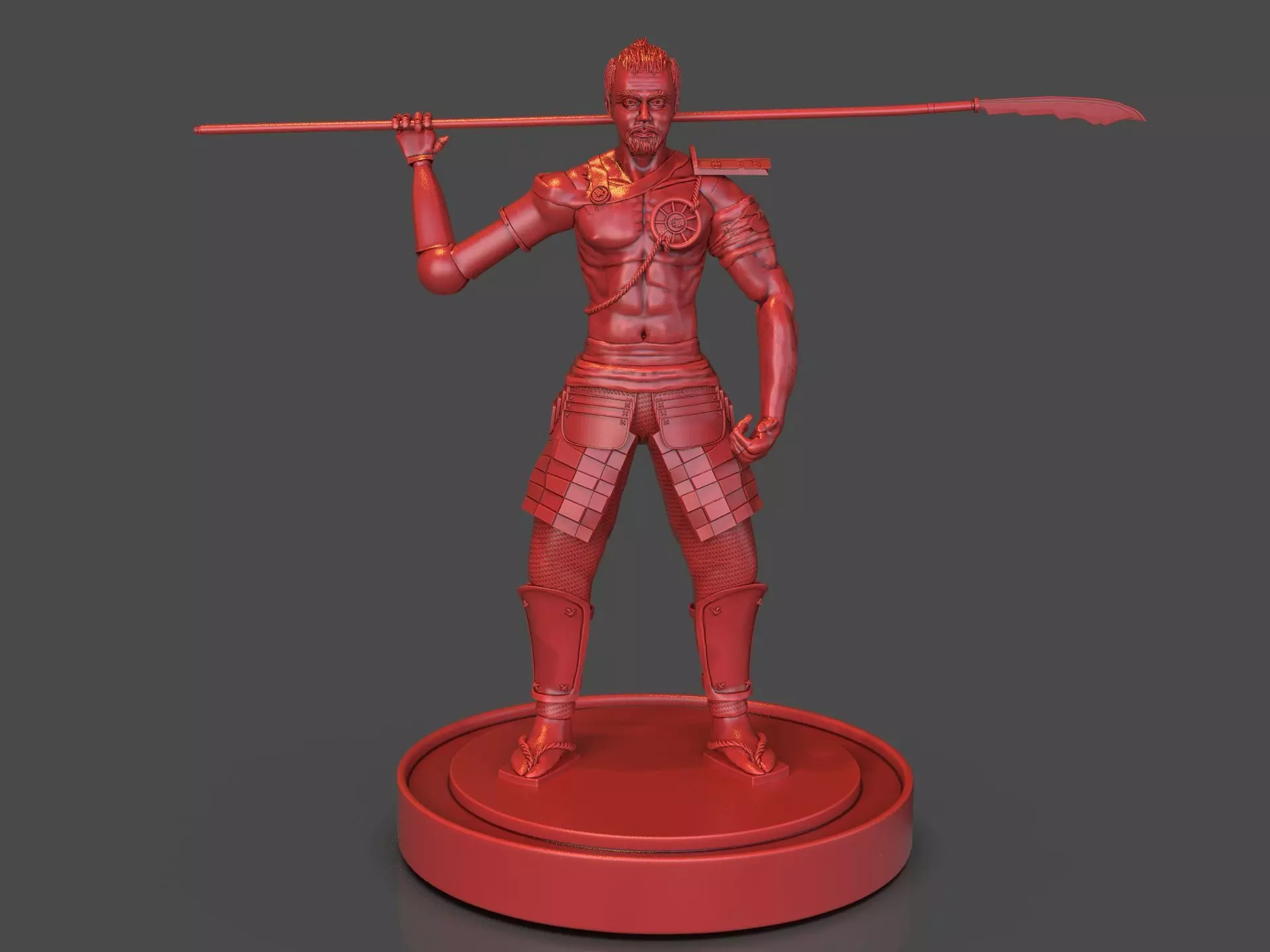 Steampunk Samurai 3D print model_0