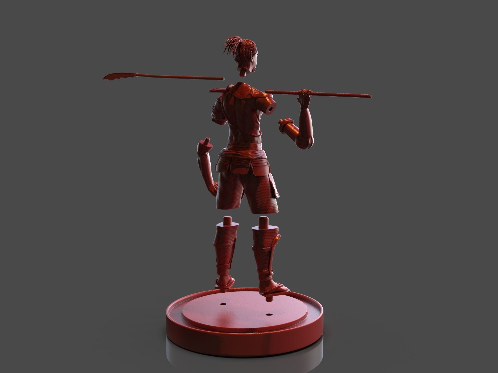 Steampunk Samurai 3D print model_29