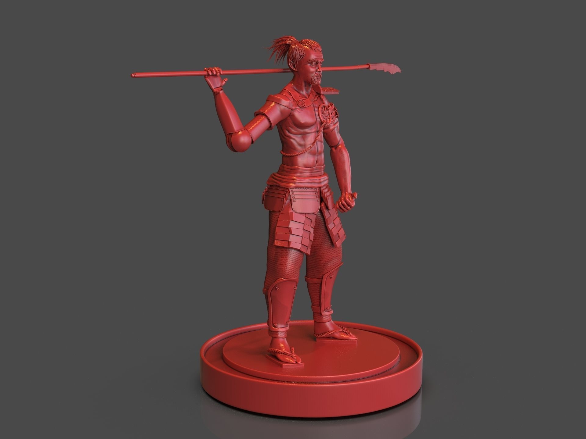 Steampunk Samurai 3D print model_8
