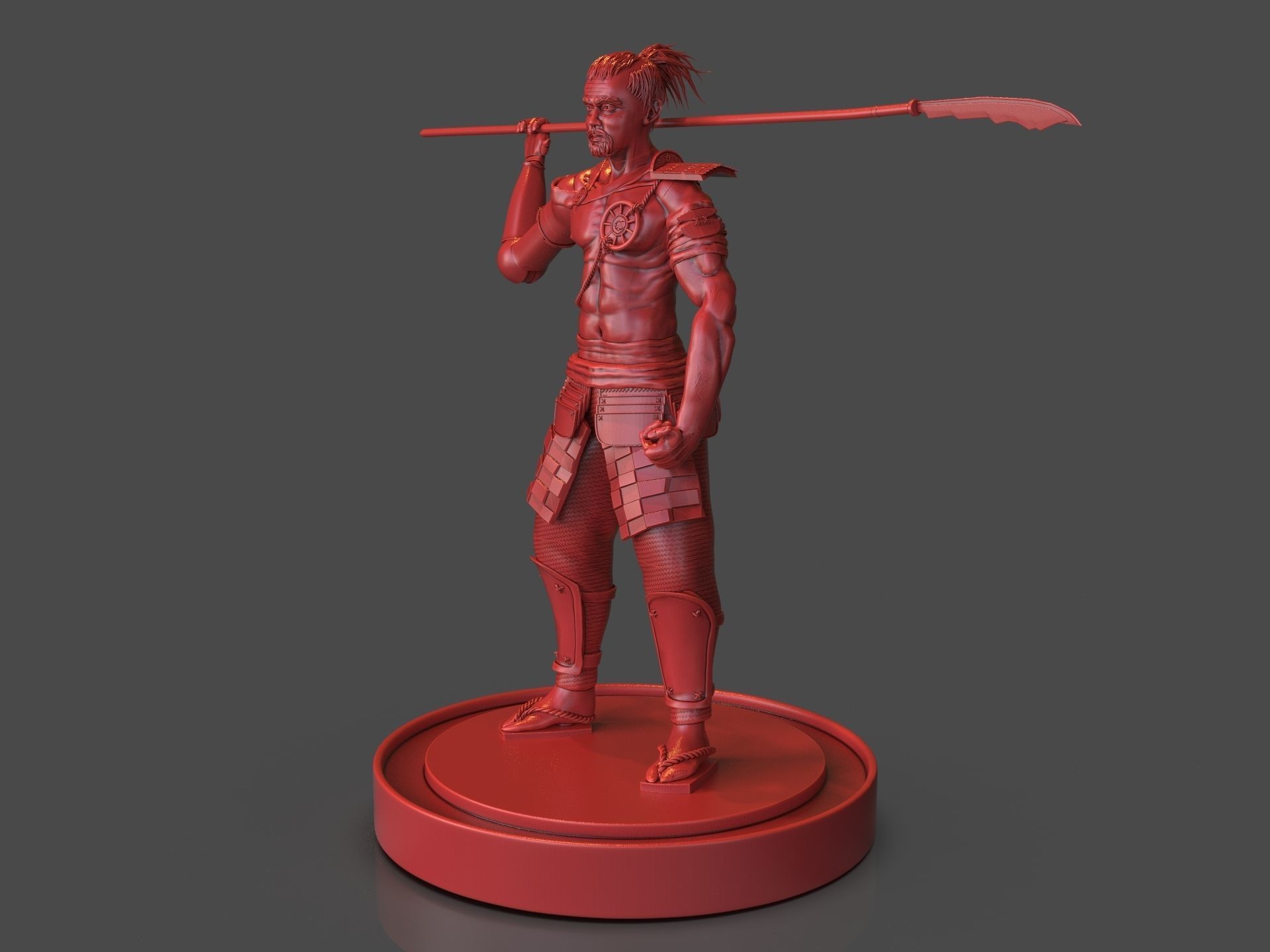 Steampunk Samurai 3D print model_1