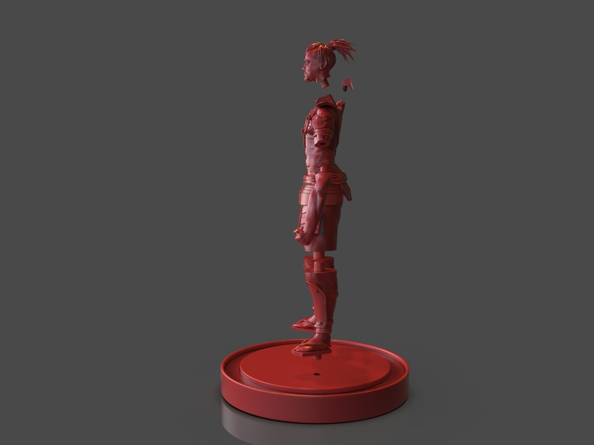 Steampunk Samurai 3D print model_26