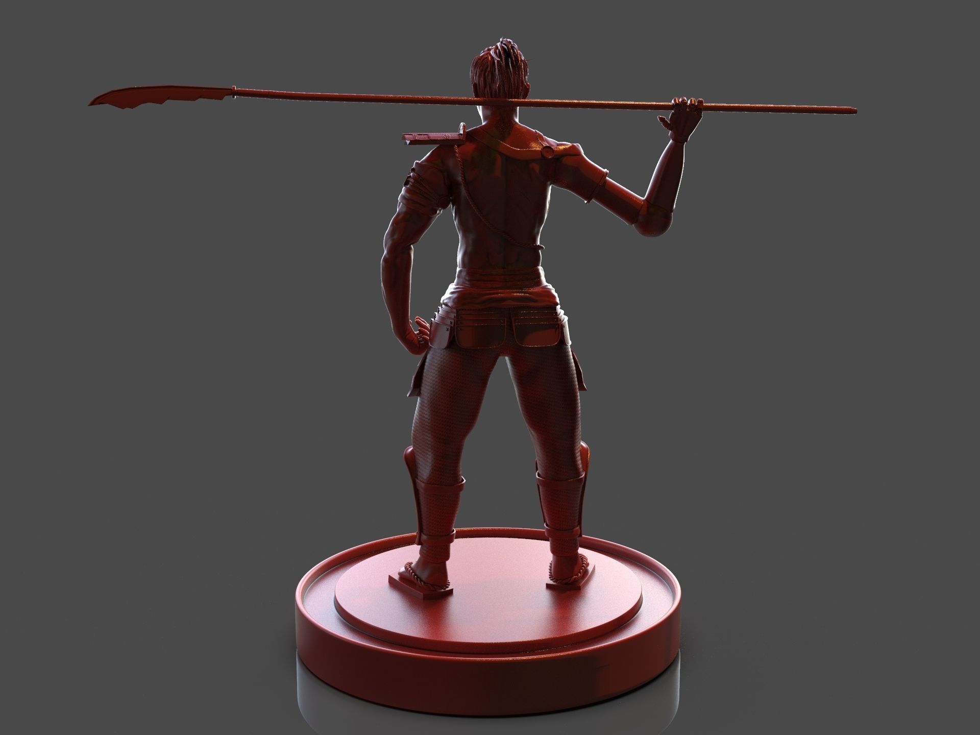 Steampunk Samurai 3D print model_5