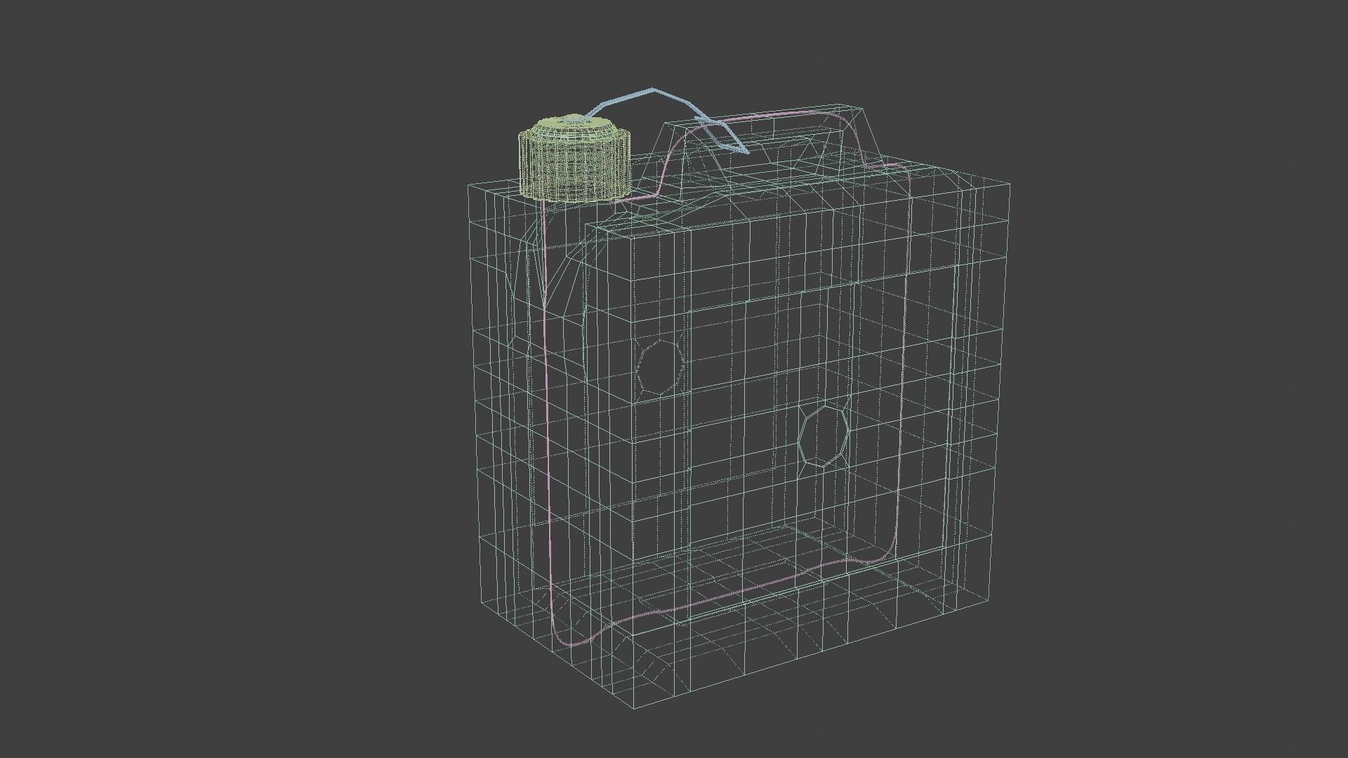 Plastic can 3D model_6
