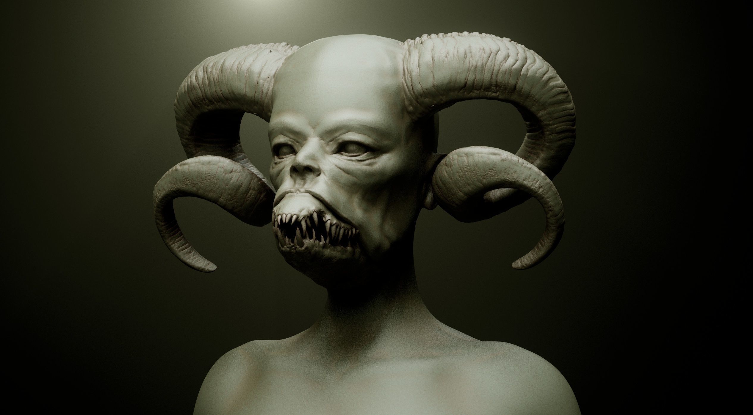 HORNS - 60 part IMM and VDM brush plus OBJs 3D model_5