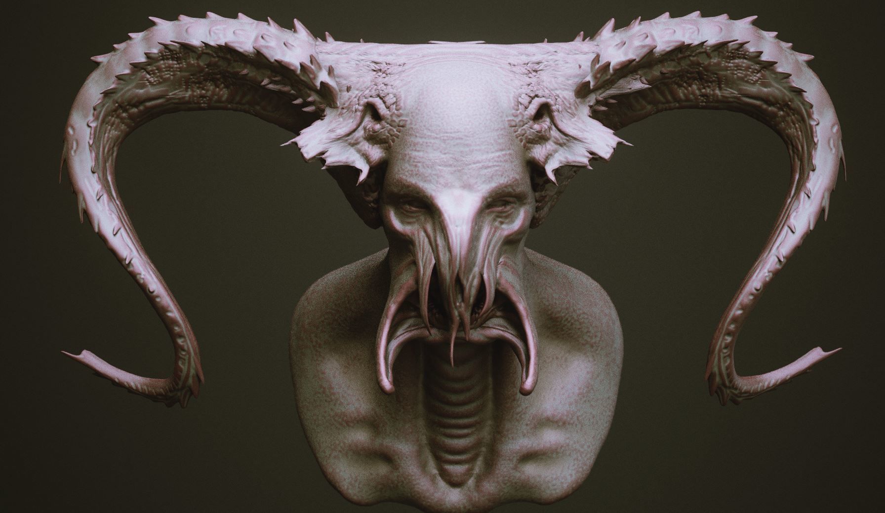 HORNS - 60 part IMM and VDM brush plus OBJs 3D model_7