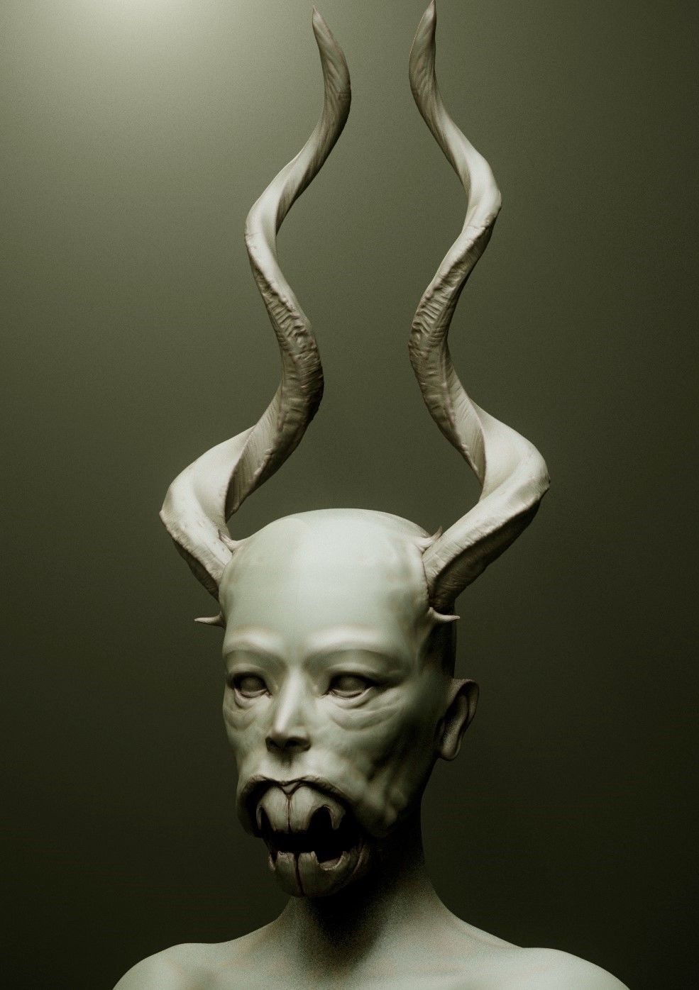 HORNS - 60 part IMM and VDM brush plus OBJs 3D model_4