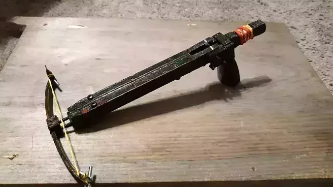 Working Miniature 3D Printed Crossobow 3D print model