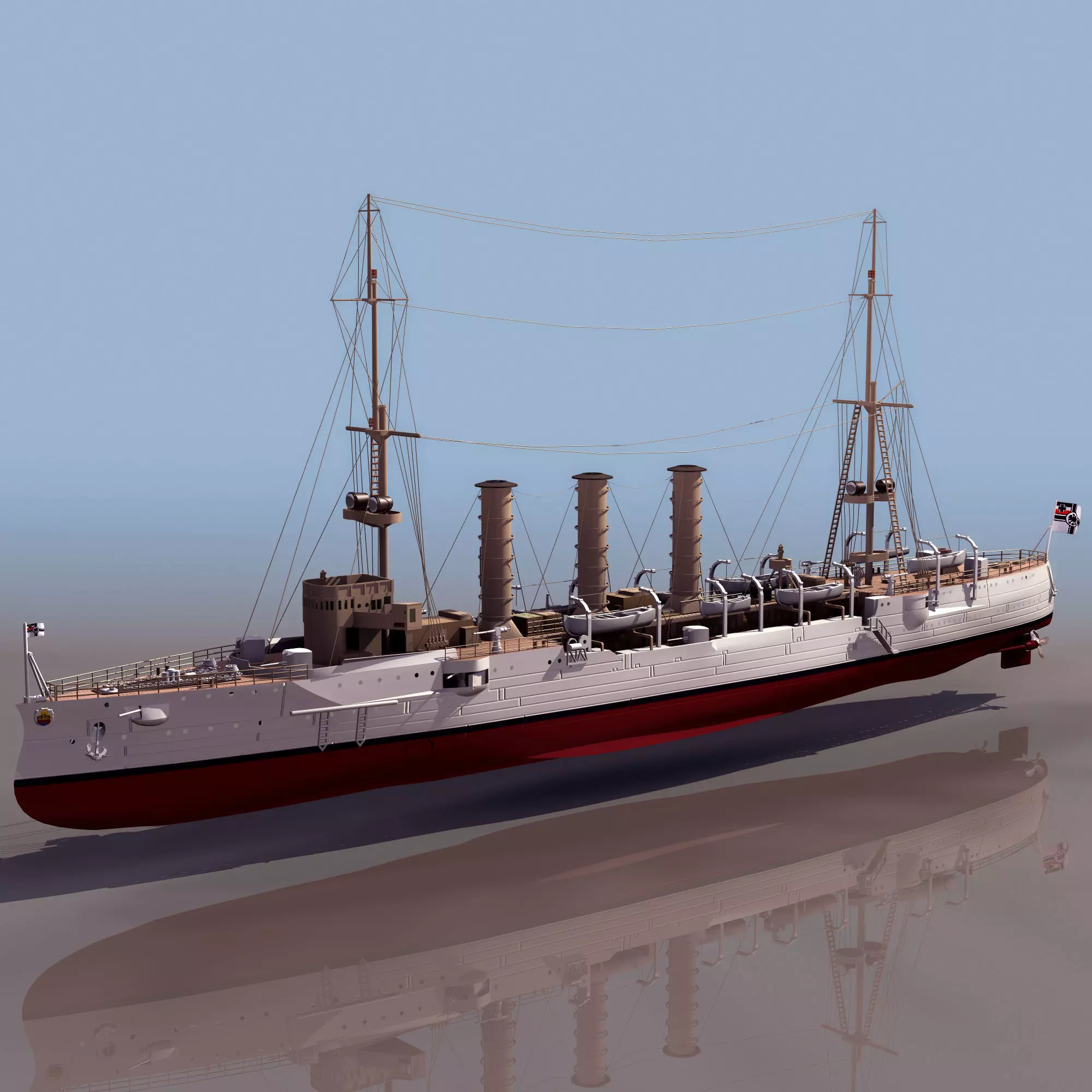 EMDEN britannia warship - britannia warship 3D model_0
