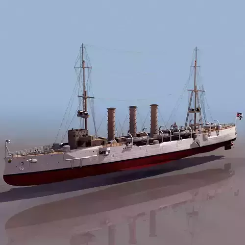 EMDEN britannia warship - britannia warship 3D model