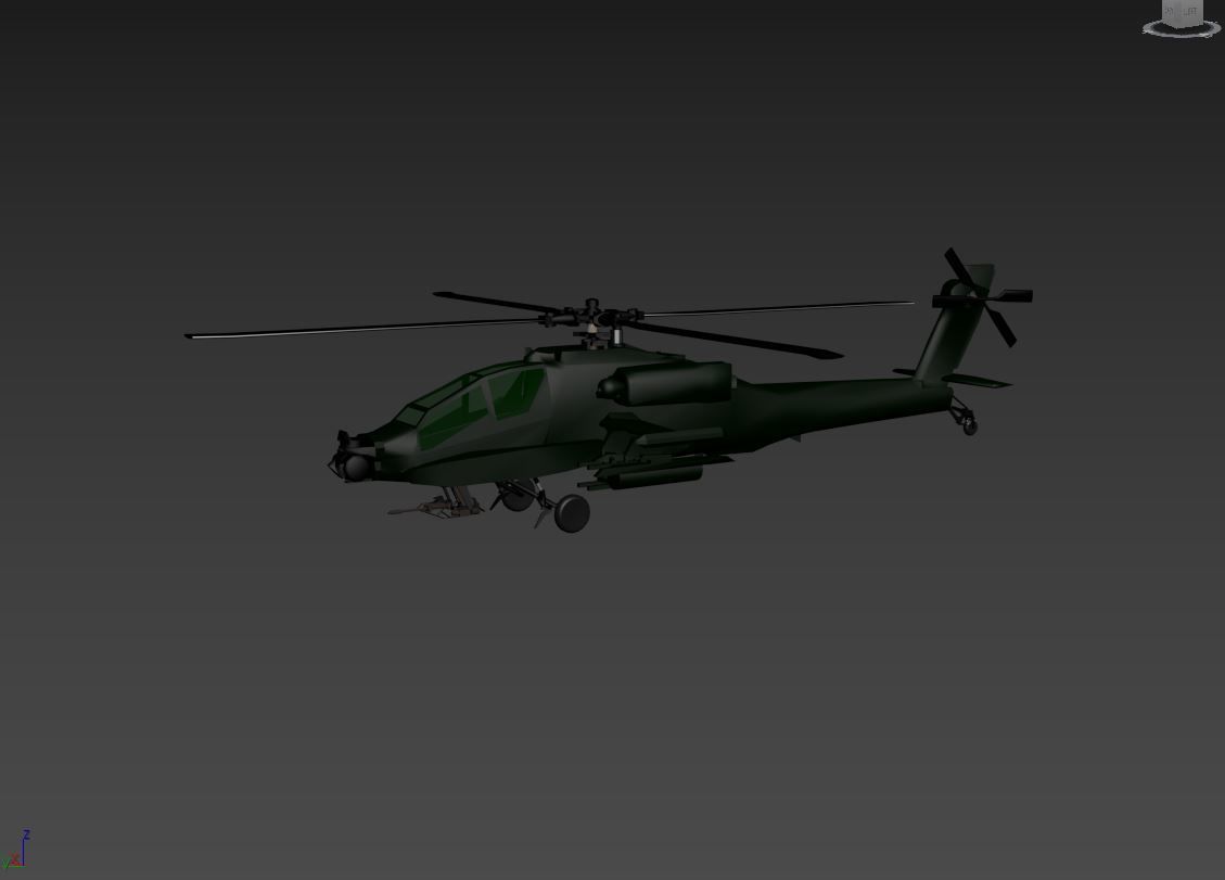 APACHE helicopter - helicopter 3D model_1