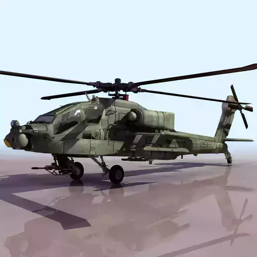 APACHE helicopter - helicopter 3D model