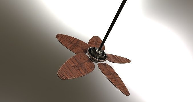 Palm Ceiling Fan Free 3D model