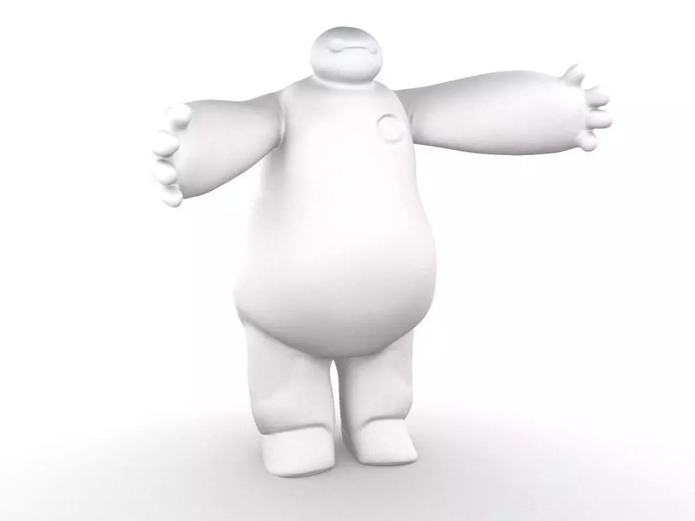 Big Hero character 3D model_0