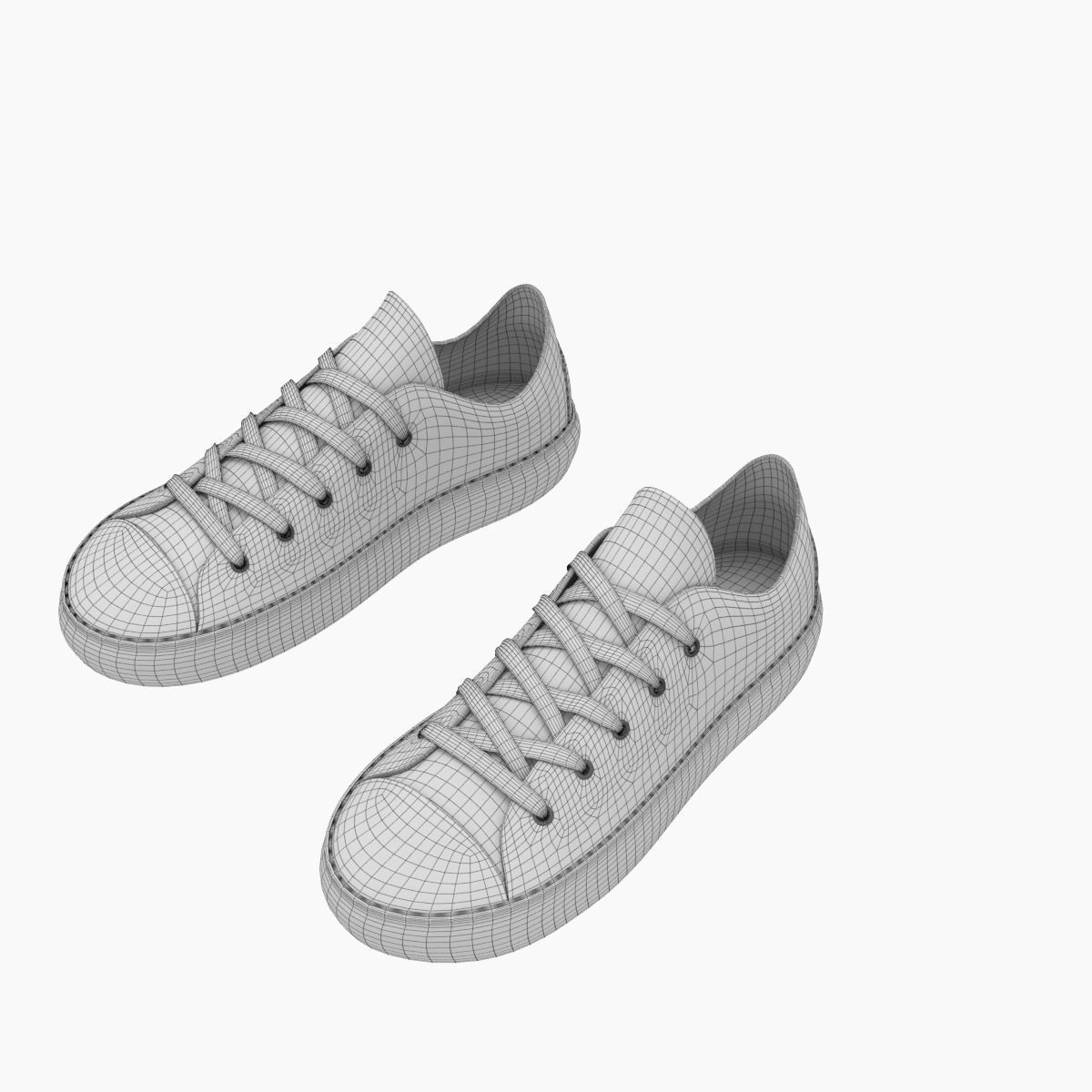 Sneakers for girl 3D model_49