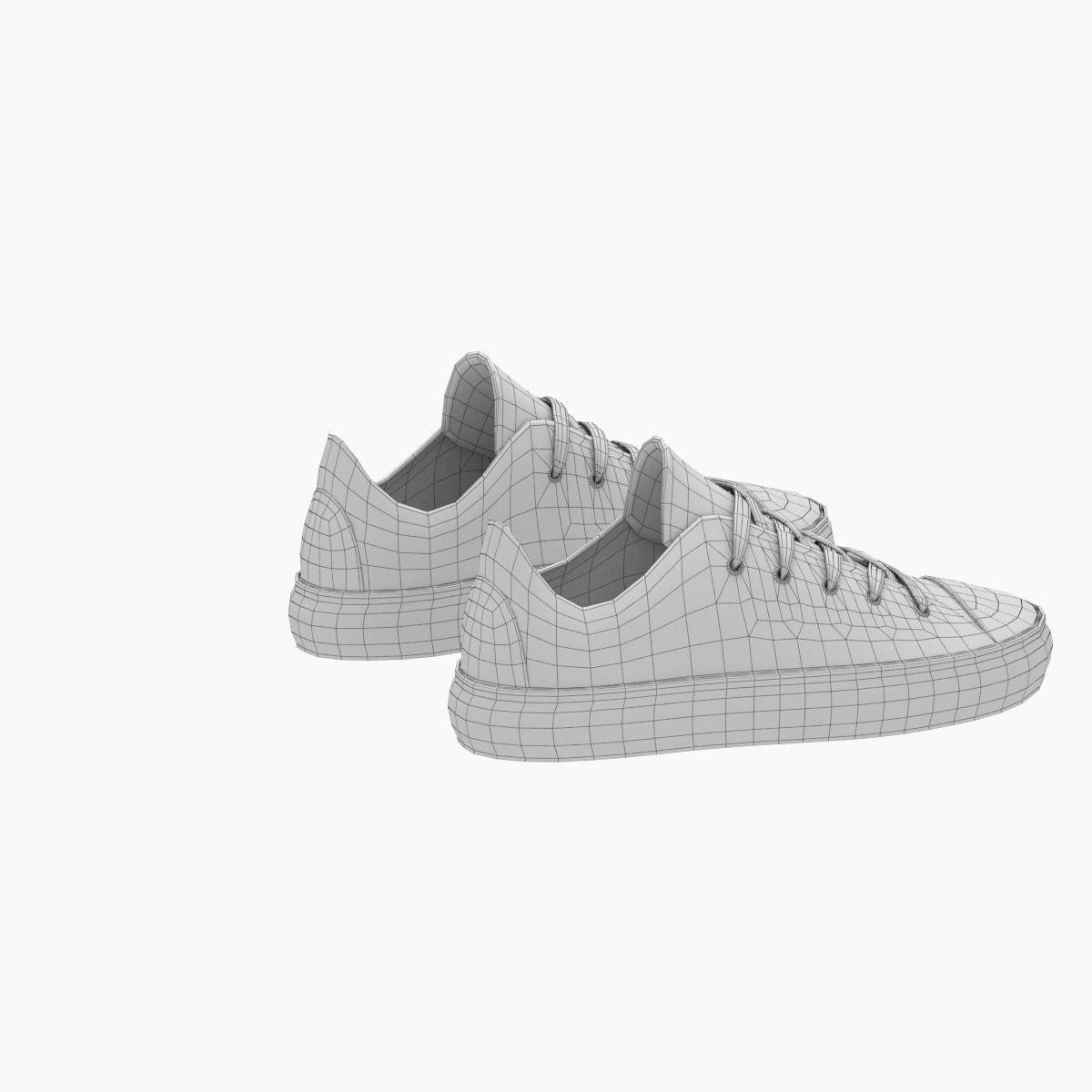 Sneakers for girl 3D model_17