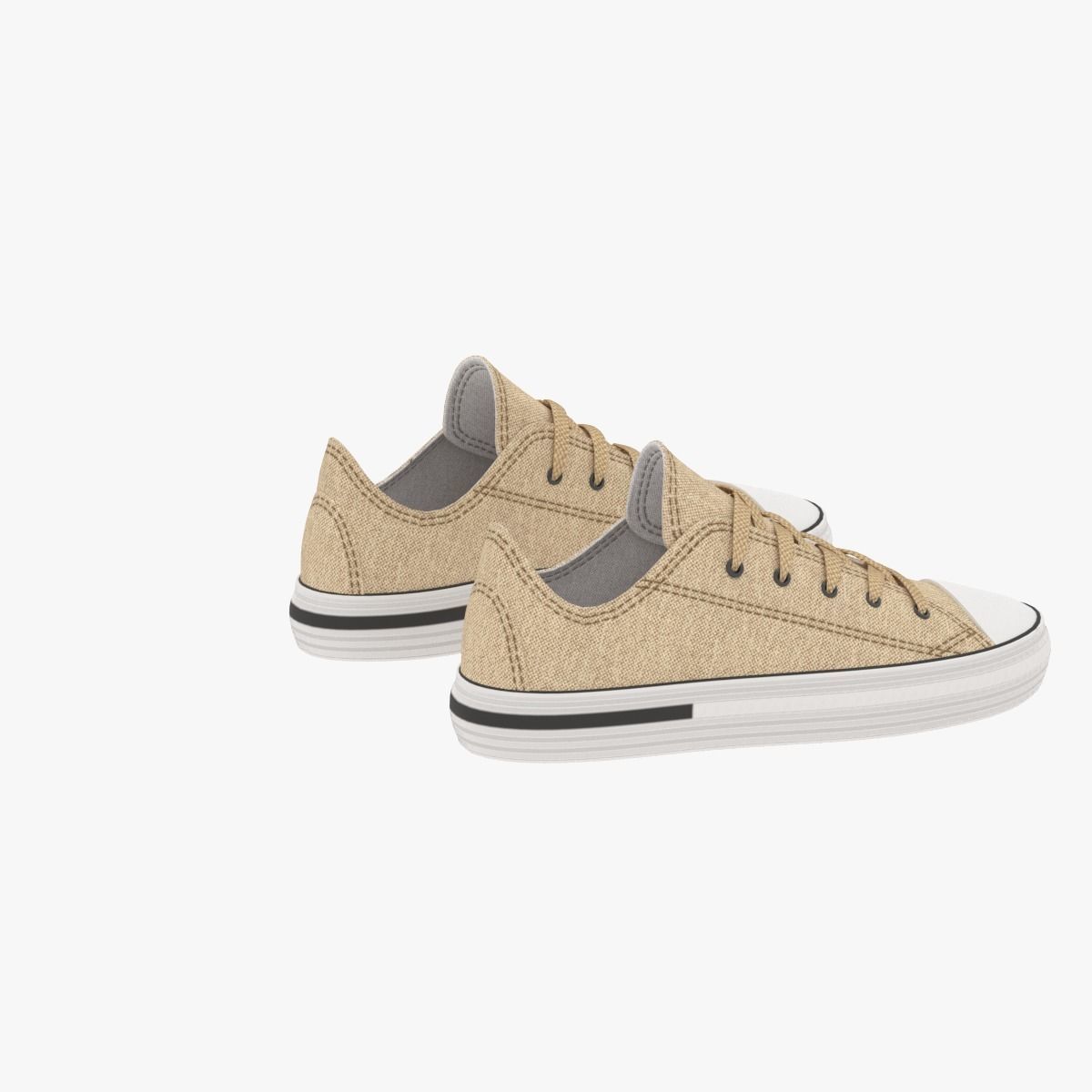 Sneakers for girl 3D model_4