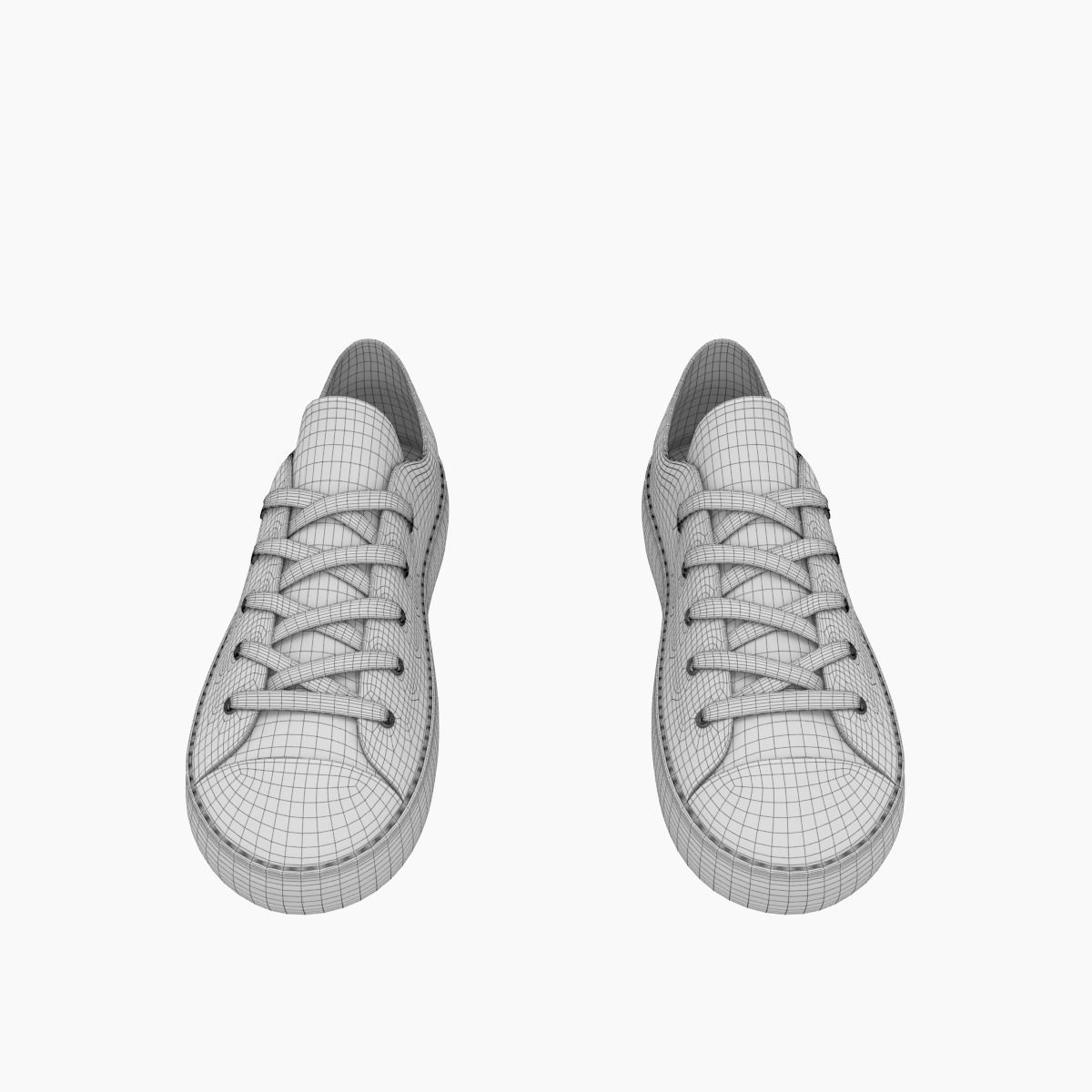 Sneakers for girl 3D model_42