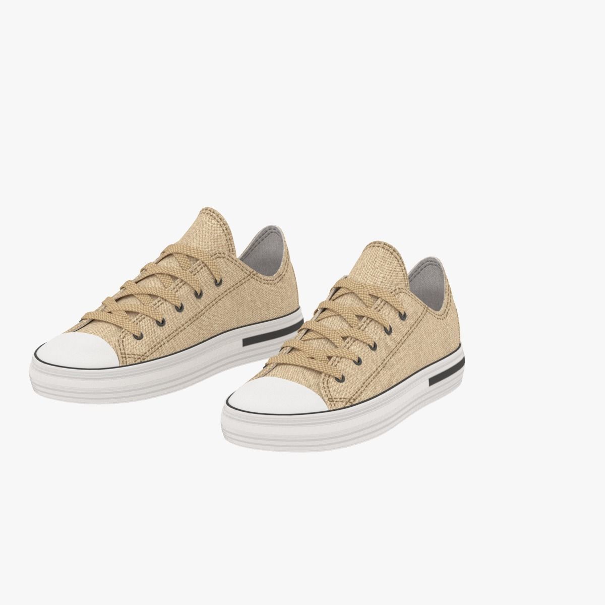 Sneakers for girl 3D model_11