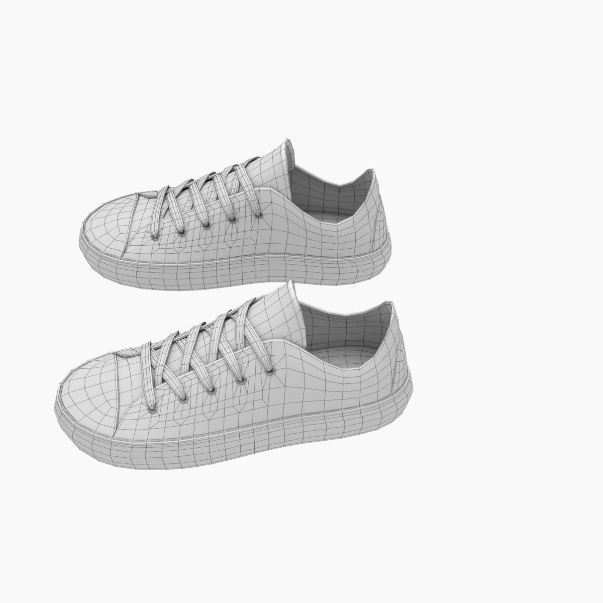 Sneakers for girl 3D model_40
