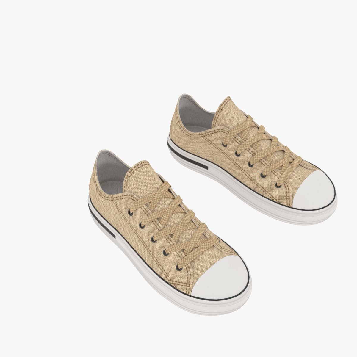 Sneakers for girl 3D model_27